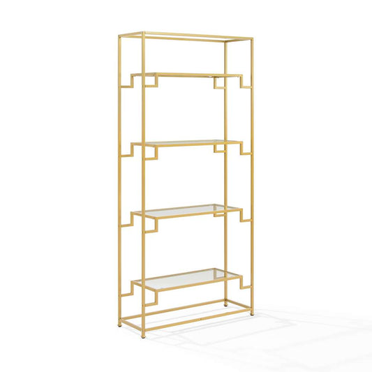 Crosley Furniture - Celeste Etagere Gold - CF1411-GL view 2