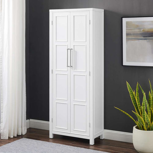 Crosley Furniture - Cutler Storage Pantry White - CF3135-WH veiw 2