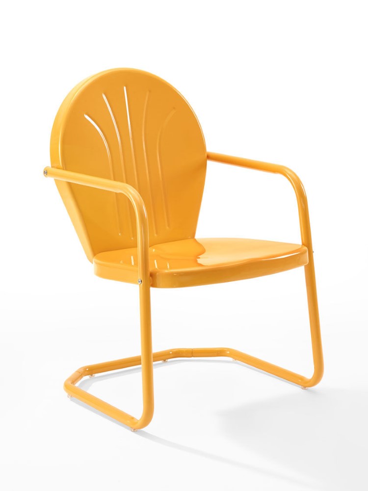 Crosley Furniture - Griffith Chair in Tangerine - CO1001A-TG veiw 1