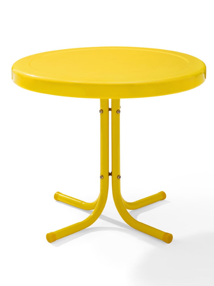 Crosley Furniture - Retro Metal Side Table - CO1011A-YE veiw 1