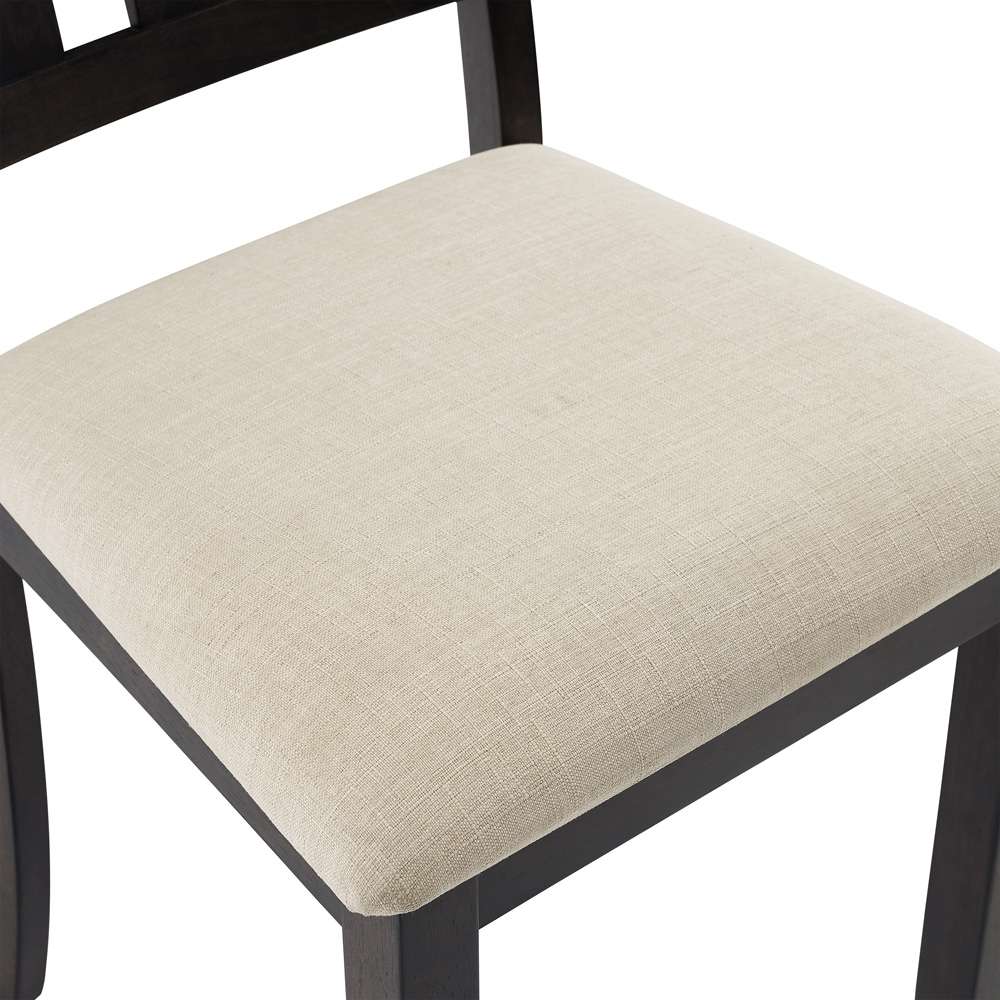 Crosley Furniture - Hayden 4-Piece Slat Back Dining Chair Set Slate/Creme - 4 Chairs - KF13079SL veiw 7