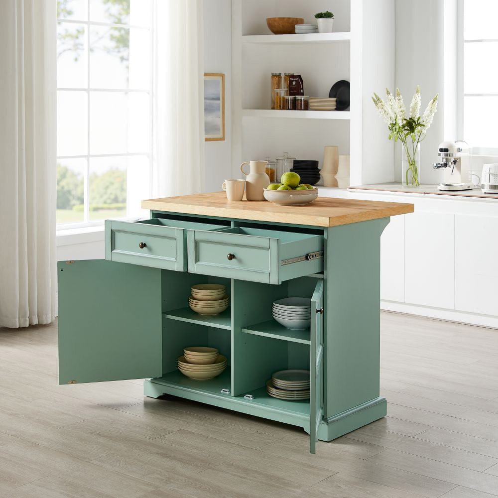 Crosley Furniture - Holbrook Kitchen Island - CF3047-BL view 8
