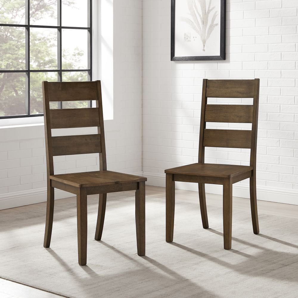 Crosley Furniture - Joanna 2-Piece Ladder-Back Dining Chair Set - 2 Ladder-Back Chairs - CF501217-DO view 7