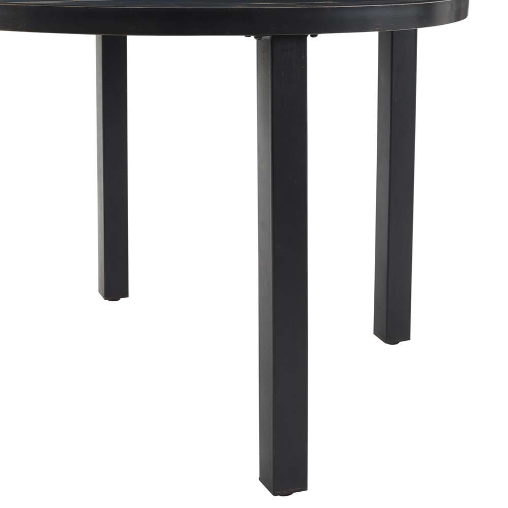 Crosley Furniture - Kaplan 42in Round Outdoor Metal Dining Table Oil Rubbed Bronze - CO6217-BZ veiw 4