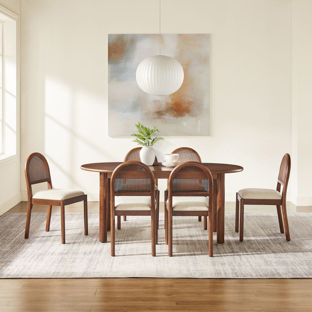 Crosley Furniture - Kennedy 7-Piece Dining Table Set For 6 - Table & 6 Chairs - KF20049WA-CR view 7