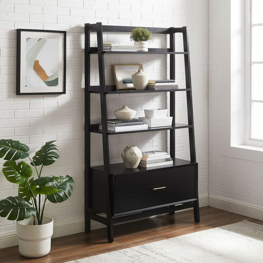 Crosley Furniture - Landon Large Etagere Bookcase - CF1110-MB view 1