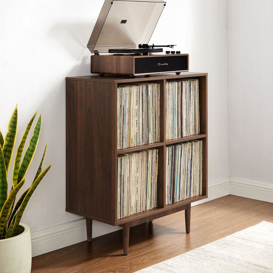 Crosley Furniture - Liam 4 Cube Record Player Stand With Vinyl Storage - CF1131-WA view 1