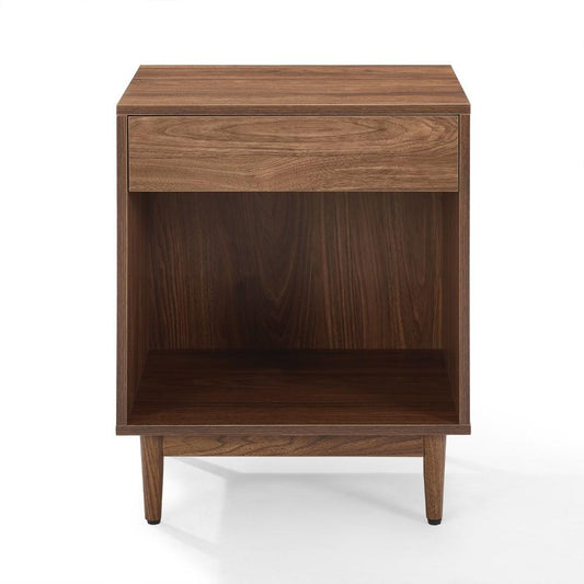 Crosley Furniture - Liam Record Storage End Table Walnut - CF1117-WA veiw 2