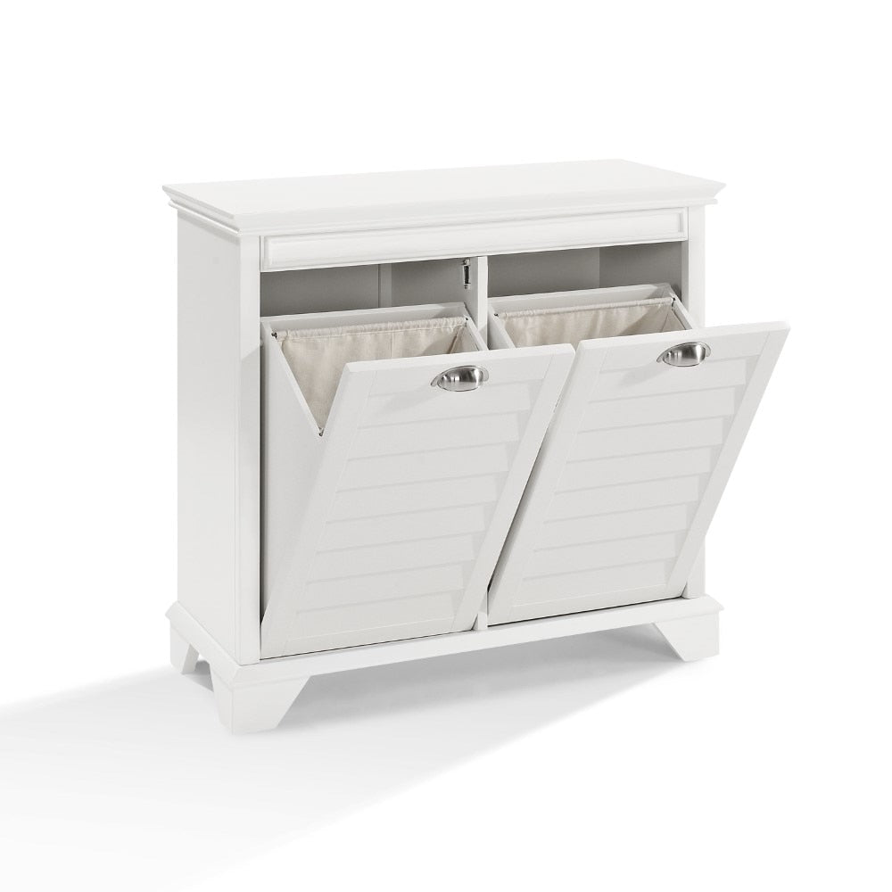 Crosley Furniture - Lydia Linen Hamper - CF7003-WH veiw 4