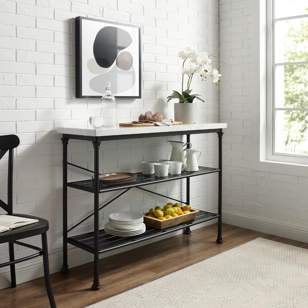 Crosley Furniture - Madeleine Console Matte Black - CF6130-MB veiw 7