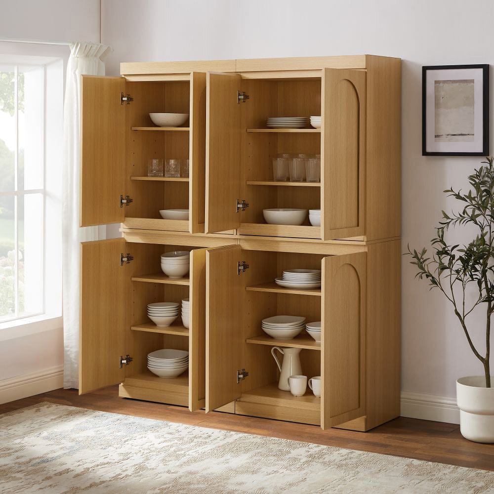 Crosley Furniture - Marco 2-Piece Kitchen Pantry Storage Cabinet Set - 2 Pantries - KF33075AH view 8