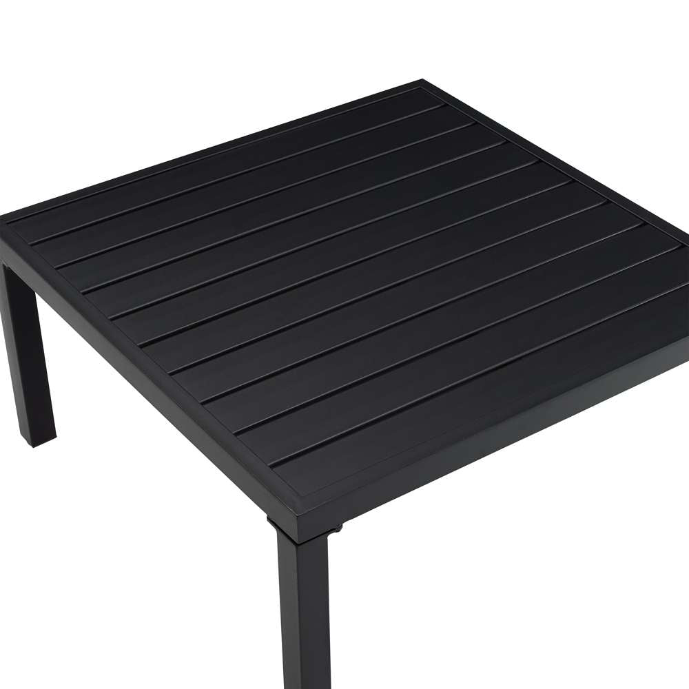 Crosley Furniture - Piermont Outdoor Metal Sectional Coffee Table Matte Black - CO6321-MB veiw 4