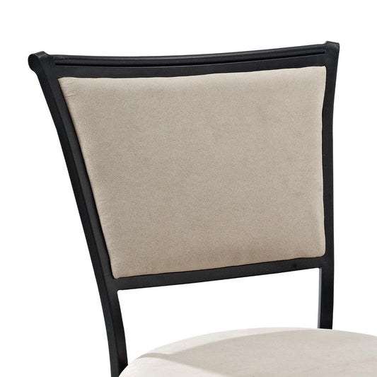 Crosley Furniture - Rachel Bar Stool - CF520030BK-WH veiw 2
