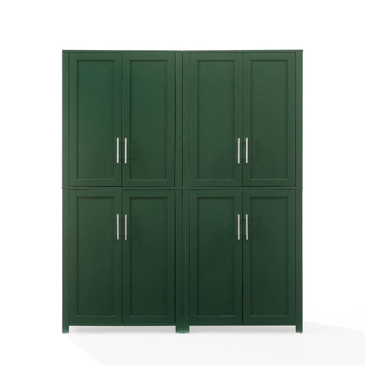 Crosley Furniture - Savannah 2-Piece Kitchen Storage Pantry Set - 2 Pantries - KF33020HG view 2
