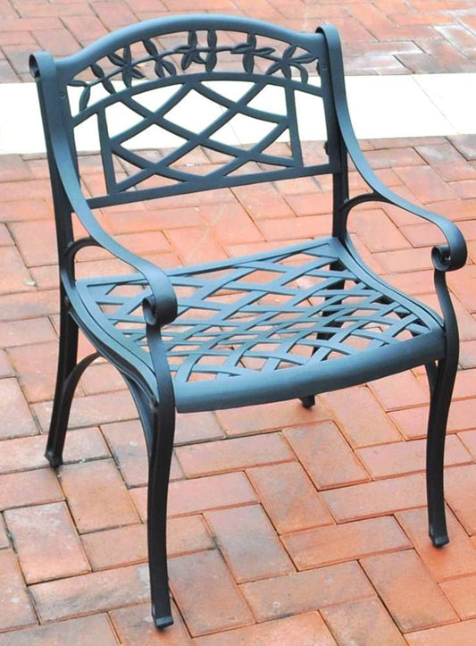 Crosley Furniture - Sedona Cast Aluminum Arm Chair in Charcoal Black Finish (Set of 2) - CO6101-BK veiw 2
