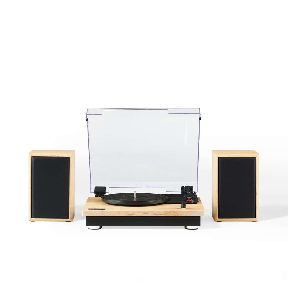 Crosley Radio - Brio Record Player With Speakers In Natural - CR6043A-NA veiw 11