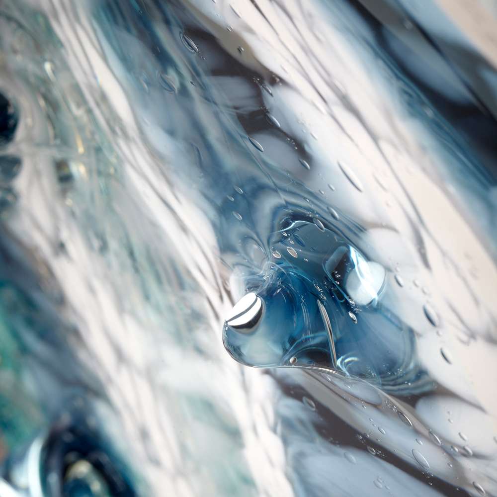 Cyan Design - Abyss Plate in Blue & Clear - 05362 veiw 3