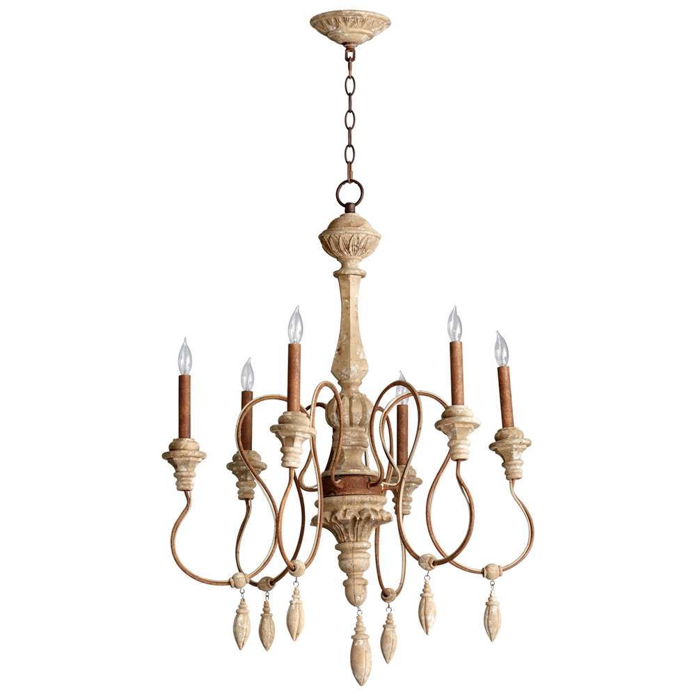 Cyan Design - Alda Chandelier 6-Light in Sutherland Buff - 05176 - CLOSEOUT veiw 1