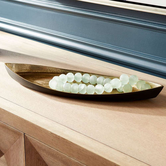 Cyan Design - Alumbrar Tray in Matt Black and Gold - Medium - 10619 veiw 2