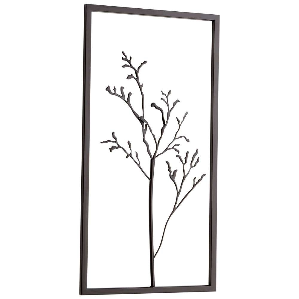 Cyan Design - Arbre Trois Wall Decor in Graphite - 10526