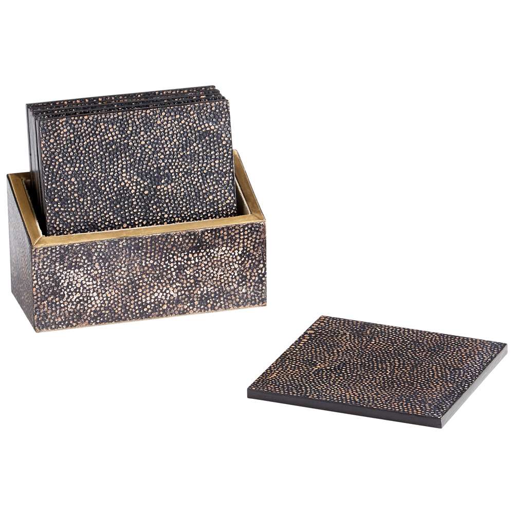 Cyan Design - Arless Coasters in Brown & Bronze - 10720 veiw 1