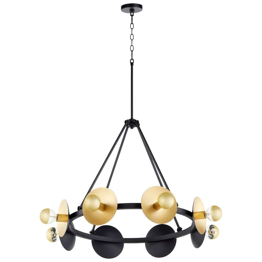 Cyan Design - Artemis Chandelier in Noir and Gold Leaf - Medium - 10980 veiw 1