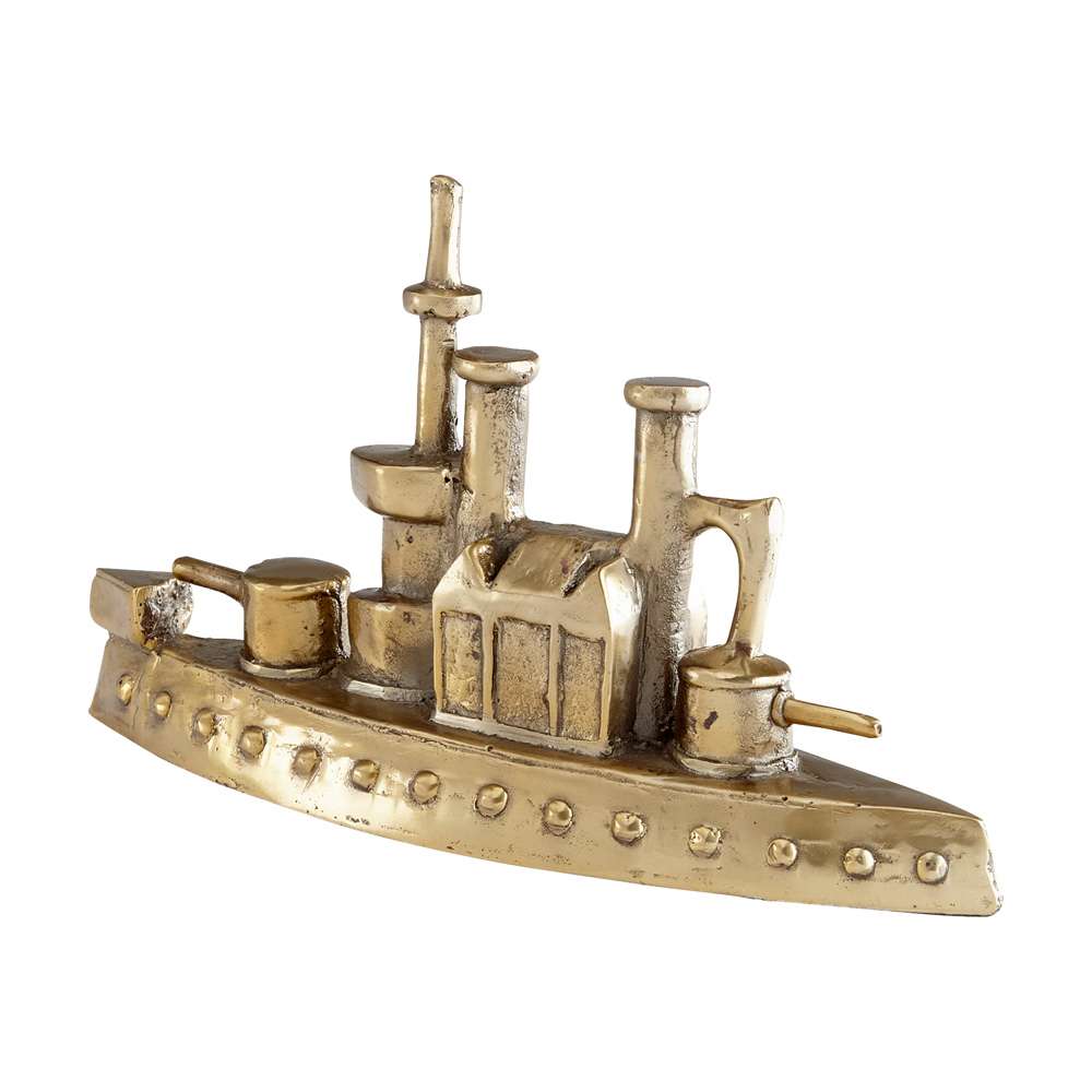 Cyan Design - Boat Token in Aged Brass - 11230 veiw 1