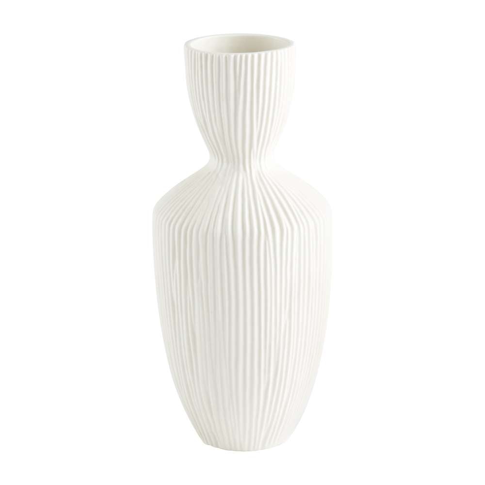 Cyan Design - Bravo Vase in White - Small - 11208 veiw 1