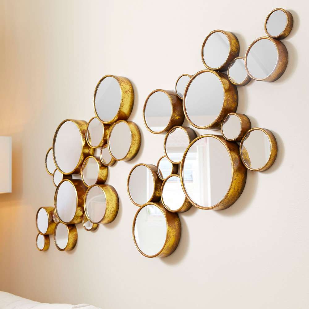 Cyan Design - Bubbles Mirror in Gold - 05825 veiw 6