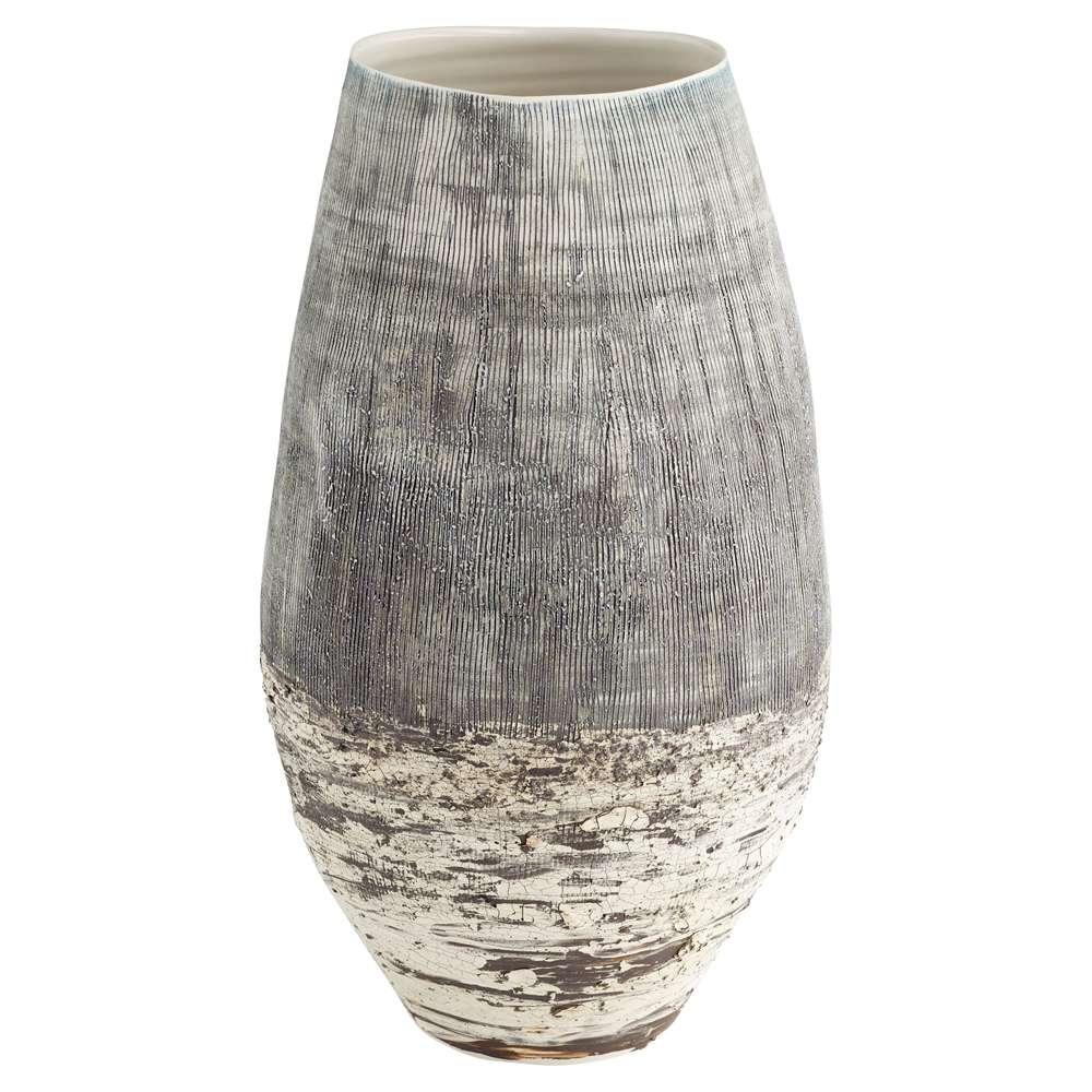 Cyan Design - Calypso Vase in Off White in Brown - Large - 11413 veiw 1