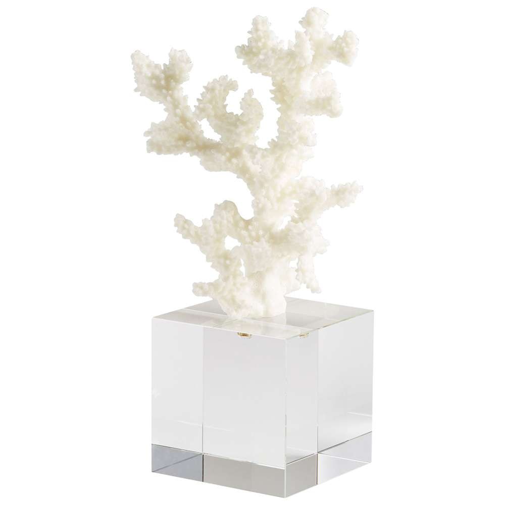 Cyan Design - Cordelia Sculpture in White and Clear - Medium - 09123 veiw 1