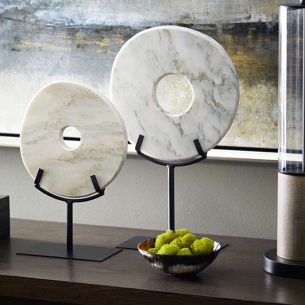 Cyan Design - Disk On Stand in White - Large - 02309 veiw 5
