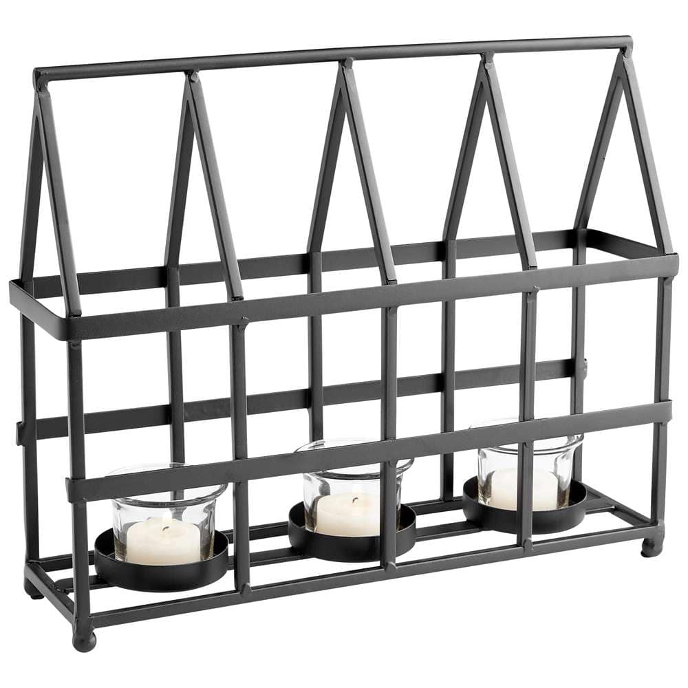 Cyan Design - Edinburgh Candleholder in Black - 10402 veiw 1