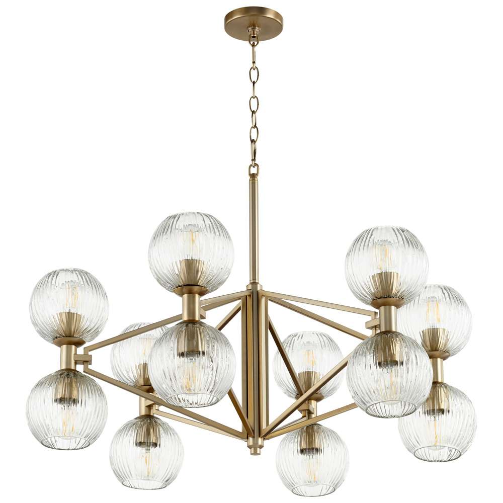 Cyan Design - Helios Chandelier in Aged Brass - Large - 10963 veiw 1