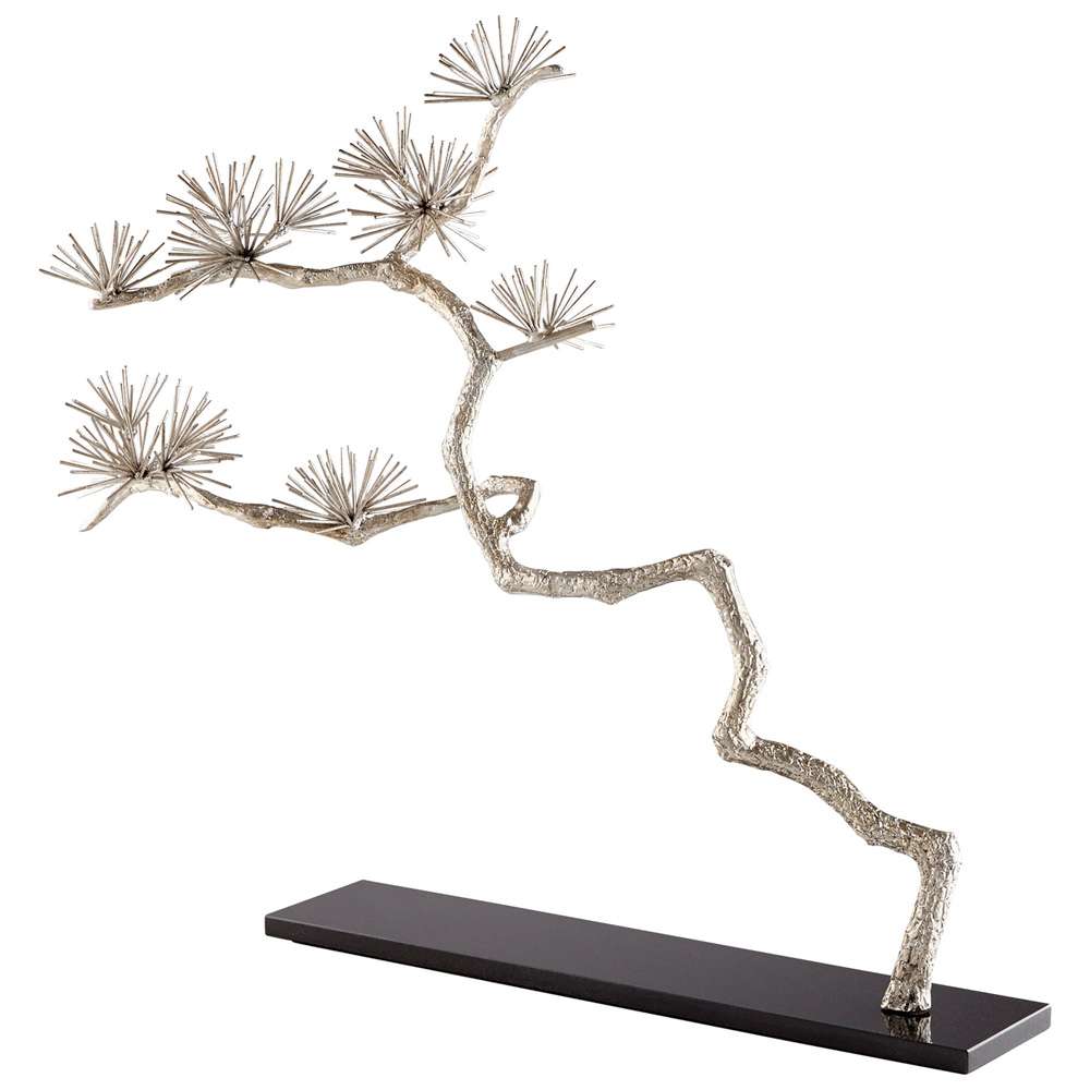 Cyan Design - Holly Tree Sculpture in Silver Leaf - 09584 veiw 1