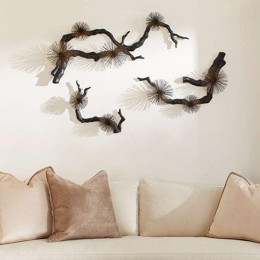 Cyan Design - Ichiyo Wall Decor in Black in Gold Accents - Large - 11436 veiw 2