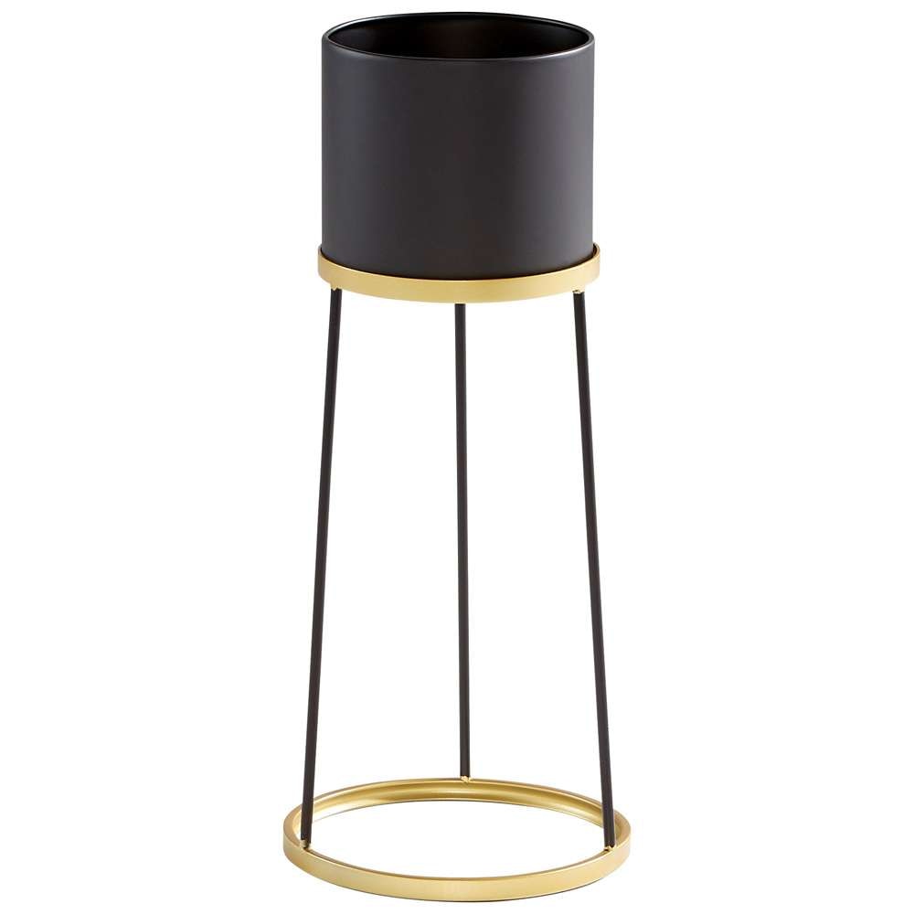 Cyan Design - Liza Planter in Gold and Black - Large - 11039 veiw 1
