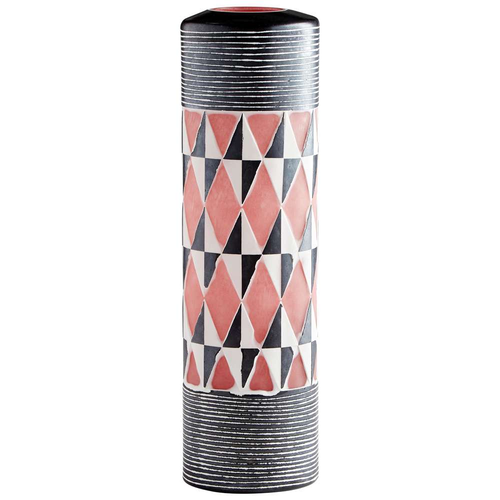 Cyan Design - Mesa Vase in Black and White - Large - 11107 veiw 1