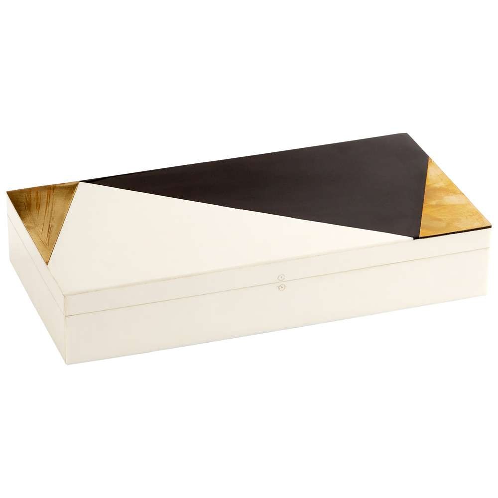 Cyan Design - Modametric Container in Black - Gold - White - Small - 10654 veiw 1