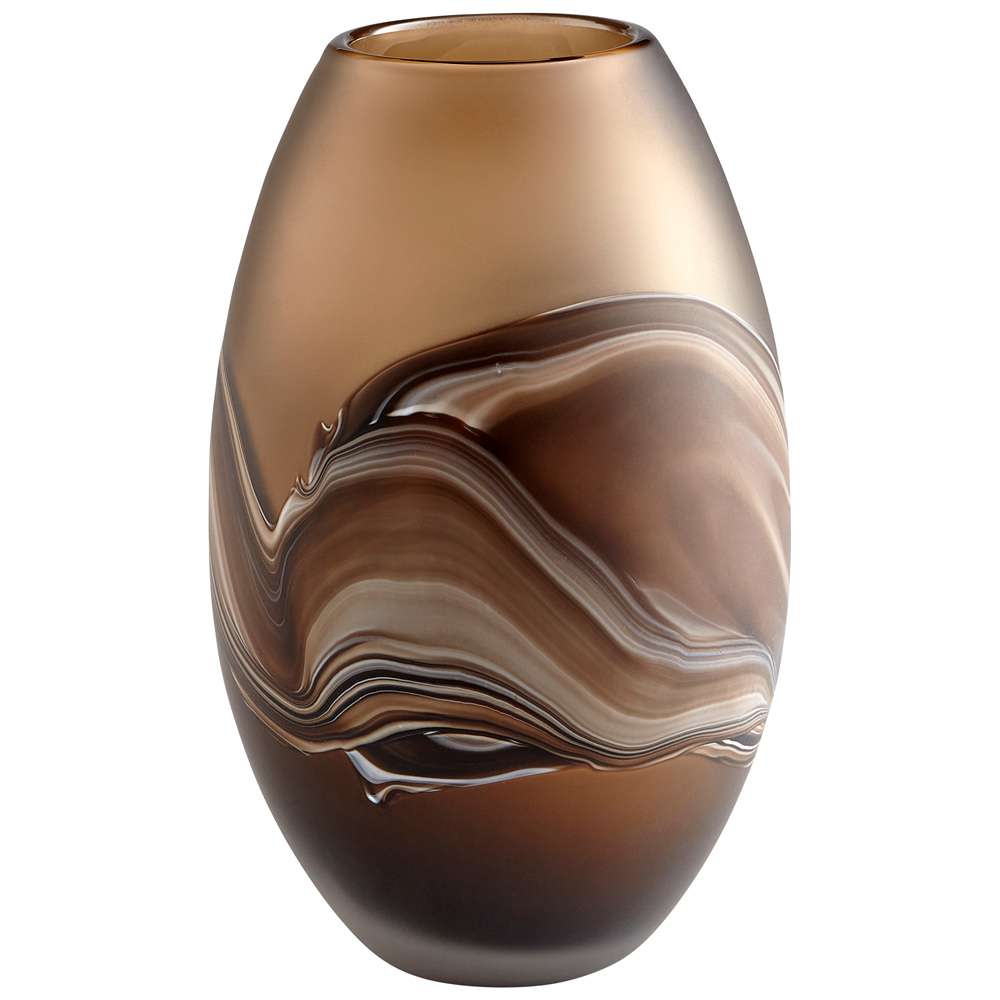 Cyan Design - Nina Vase in Amber Swirl - Small - 10479 veiw 1