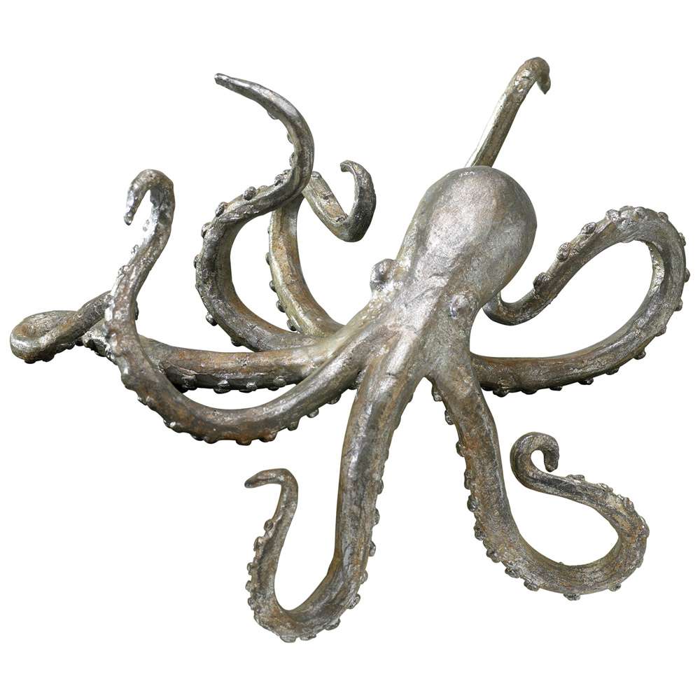 Cyan Design - Octopus Shelf Decor in Pewter - Medium - 02827 veiw 1