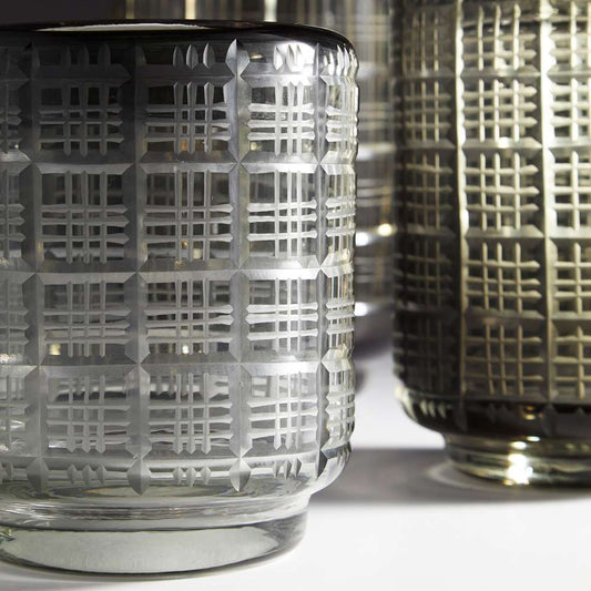 Cyan Design - Off The Grid Vase in Smoke - Small - 08621 veiw 2