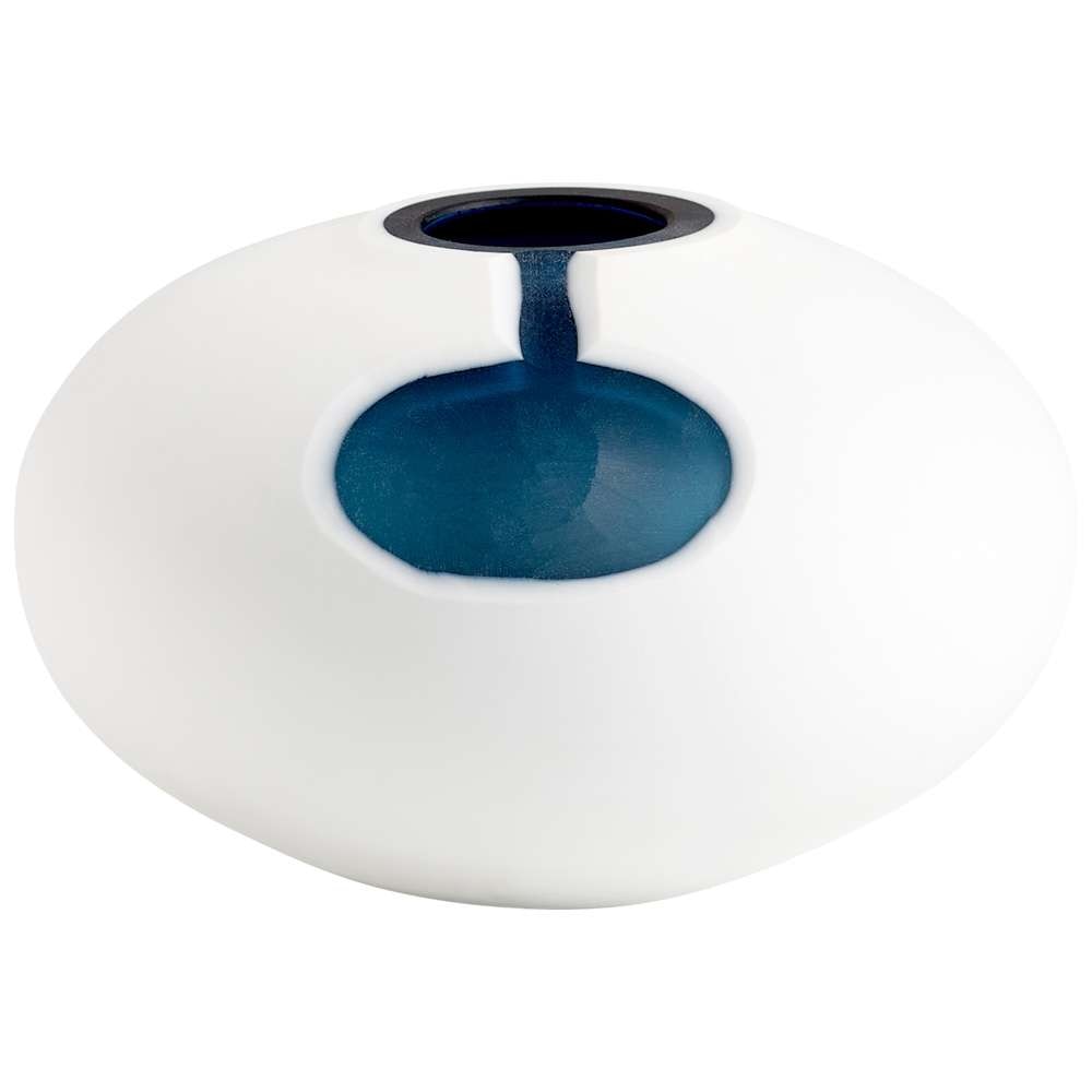 Cyan Design - Oracle Vase in Blue and White - Small - 11108 veiw 1