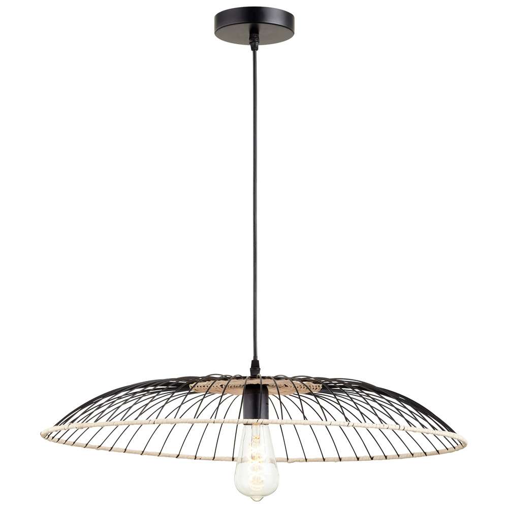 Cyan Design - Parasol Pendant in Matte Black - 10794 veiw 3