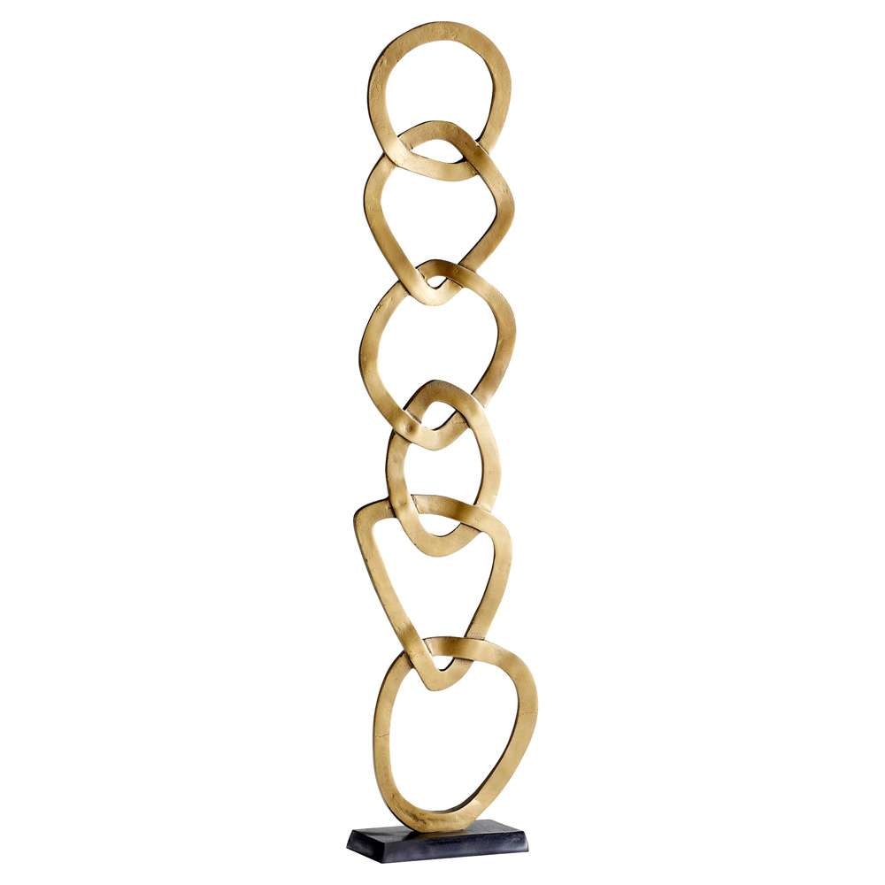 Cyan Design - Perpetual Tower Sculpture in Antique Brass - 11181 veiw 1