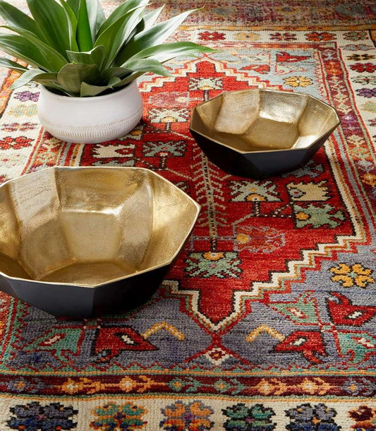 Cyan Design - Radia Bowl in Matt Black and Gold - Medium - 10623 veiw 2