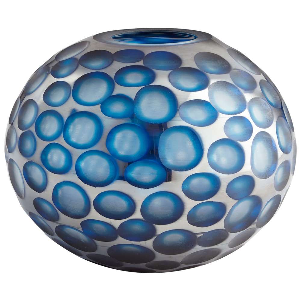 Cyan Design - Round Toreen Vase in Blue - Large - 08652 veiw 1