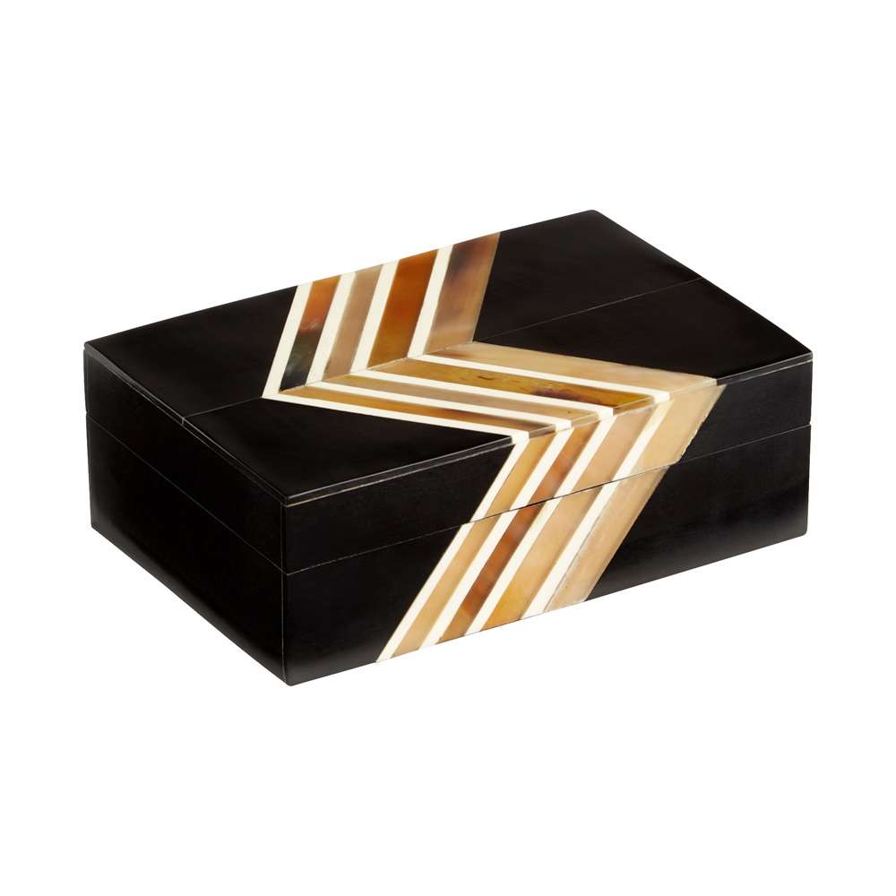 Cyan Design - Salvador Container in Black and Brown - Small - 11144 veiw 1