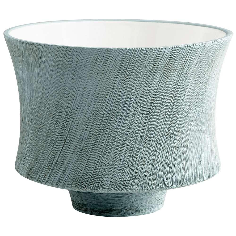 Cyan Design - Selena Slab Planter in Oyster Blue - Large - 08737
