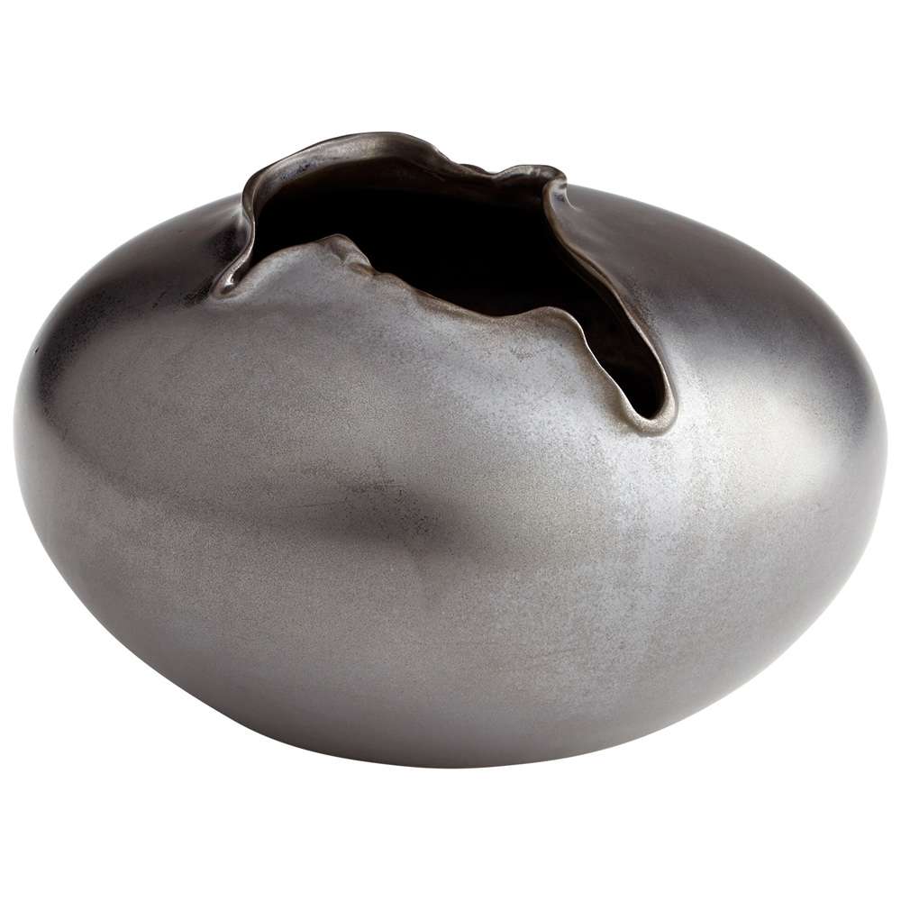 Cyan Design - Tambora Vase Metal in Black - Small - 06877 veiw 1